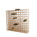 121 bottles holders high quality wooden and metal wine racks for wine cellar use